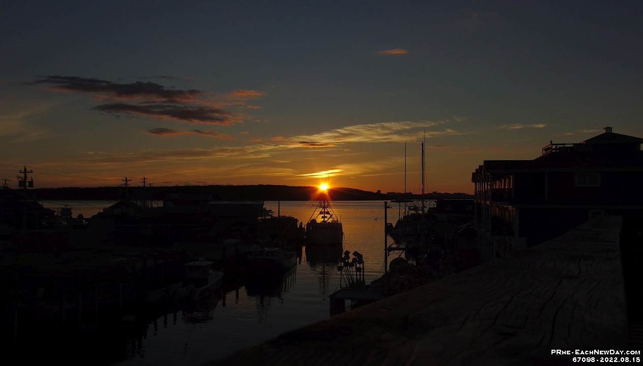 67098CrLe - Sunset from our home, The Inn at Fisherman's Cove, Eastern Passage, NS
